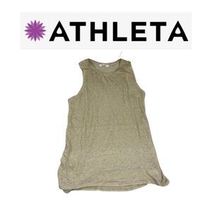 Athleta Beige Athletic Top. Sz M